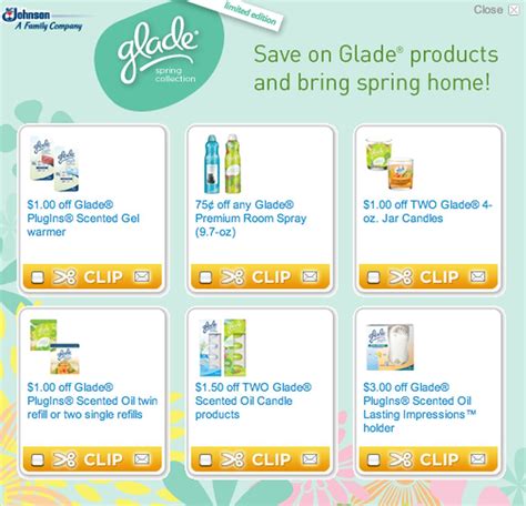 Glade Printable Coupons 22222